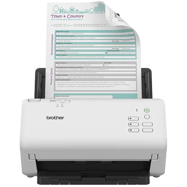 Brother ADS-4300N Desktop Network Document Scanner 3